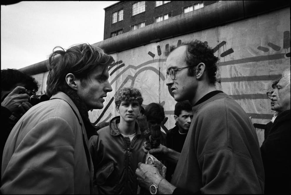 Thierry Noir and Keith Haring, Berlin, 1987
Studio Thierry Noir