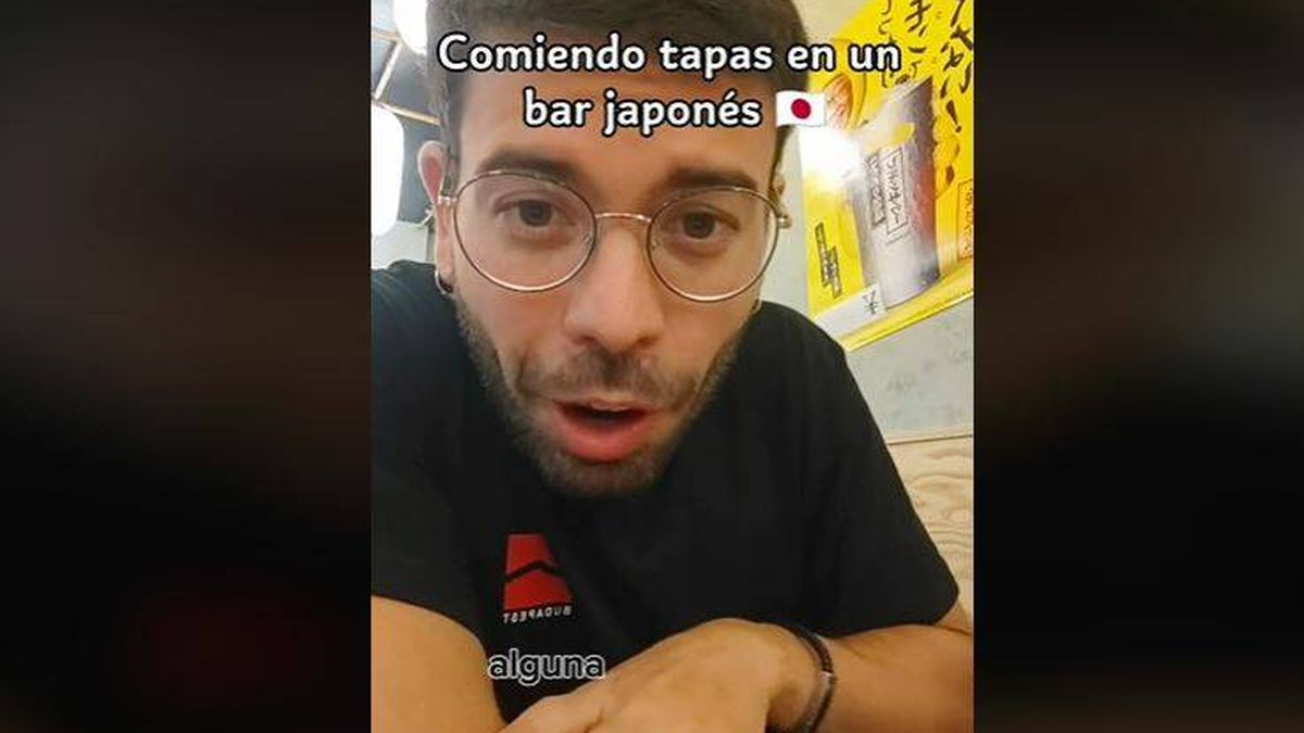 Un español que vive en Japón enseña las tapas que ponen allí: "El vino es para cerrarles el local"